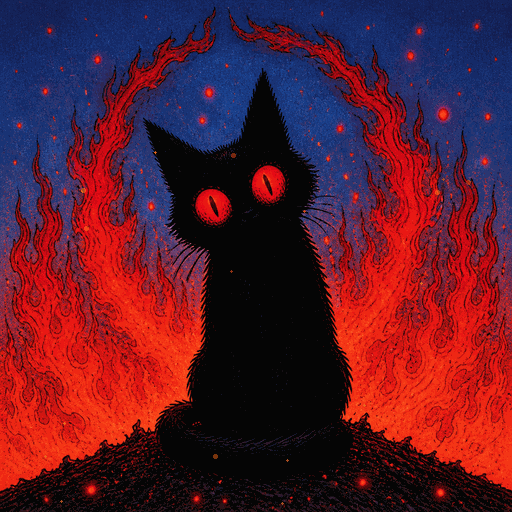 HELLCAT inside a ring of fire
