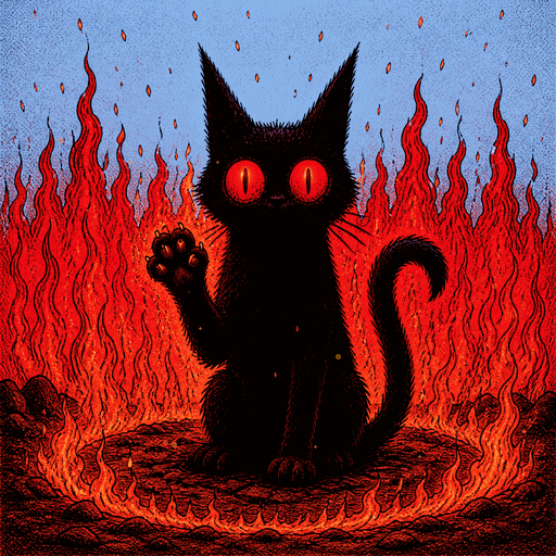 HELLCAT casts a spell